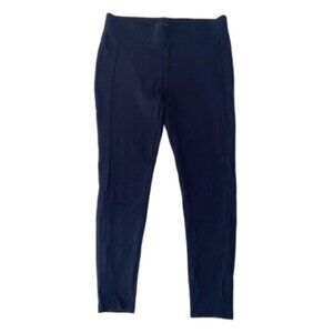 Loft Navy Blue Stretch Pull On Ponte Skinny Ankle Leggings Size S #1543